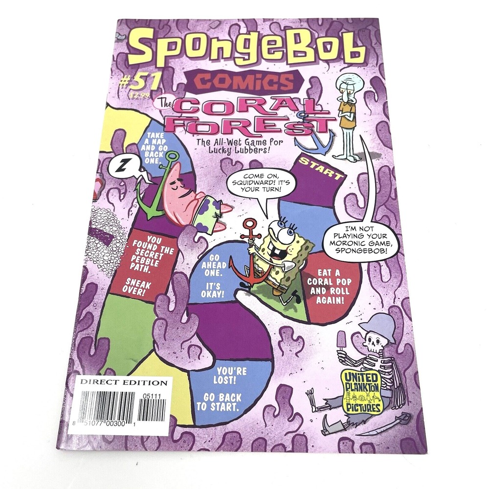 Spongebob Comics United Plankton 51 2015 Direct Edition The Coral Forest